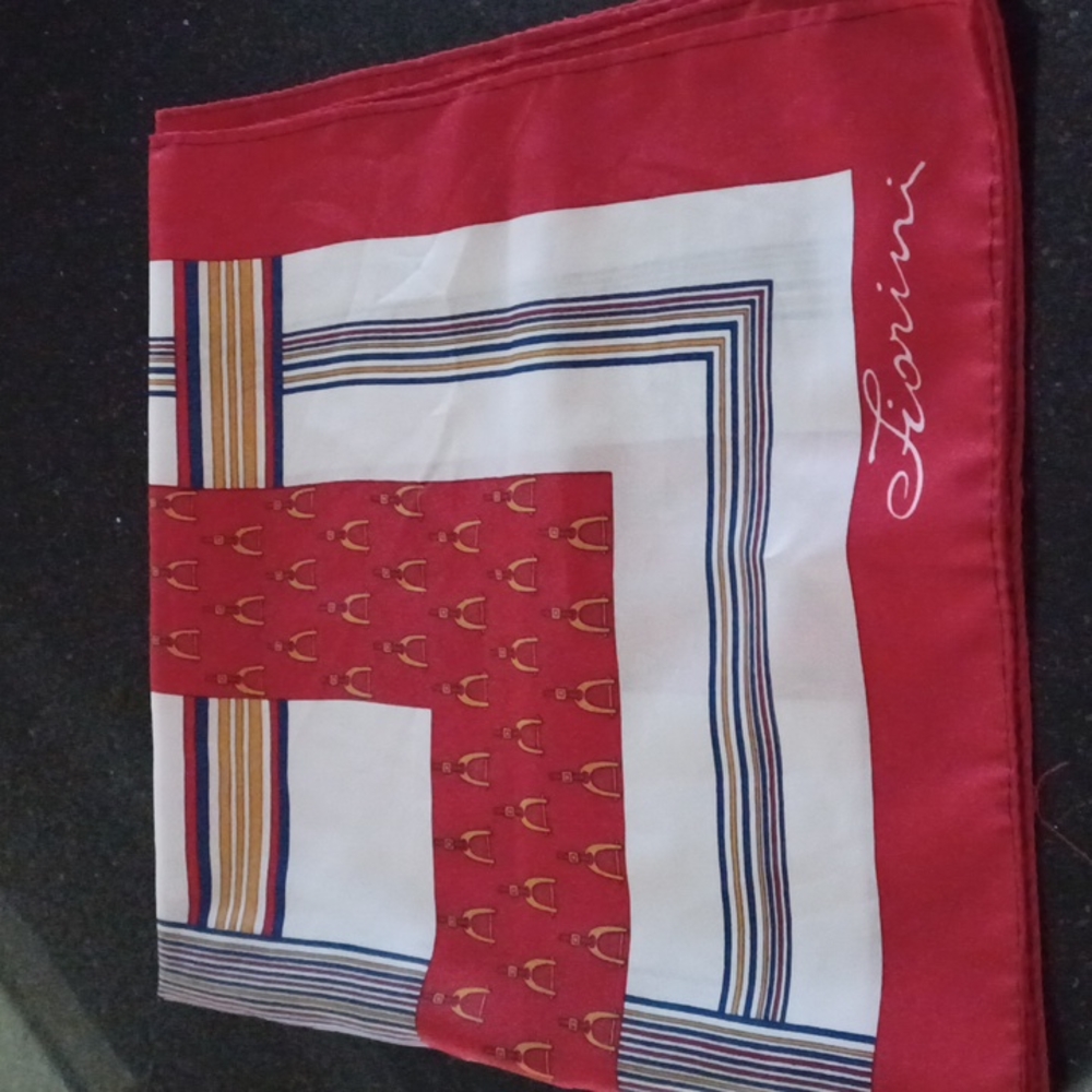 Vintage Fiorini Equastrian Scarf